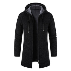 Plush Thickened Coat Men Medium Long