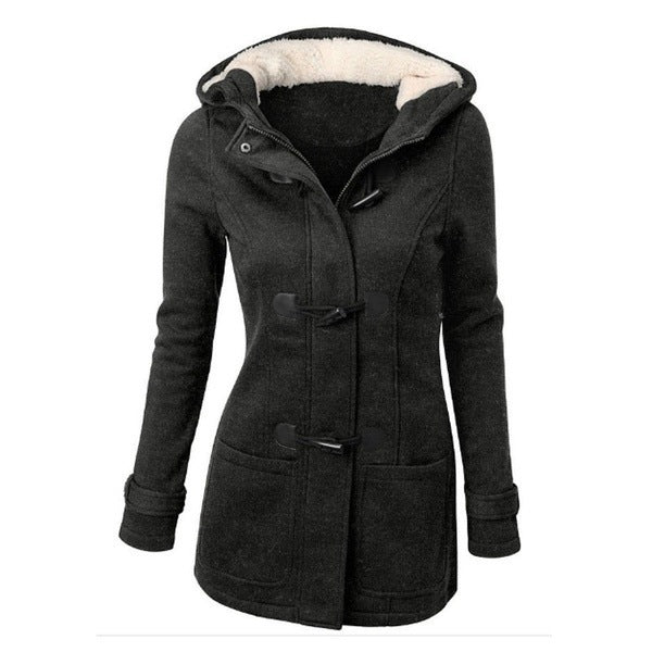 Horn buckle coat female