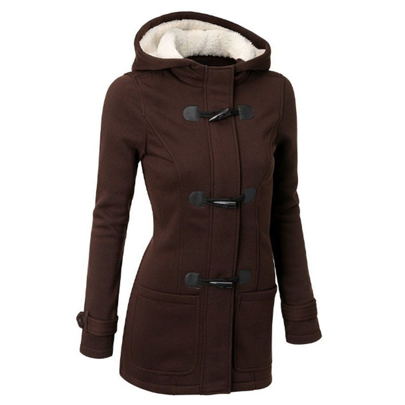 Horn buckle coat female