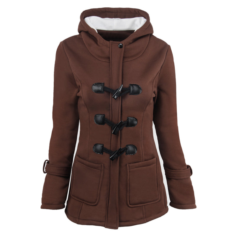 Horn buckle coat female