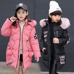 Girls' cotton-padded jackets