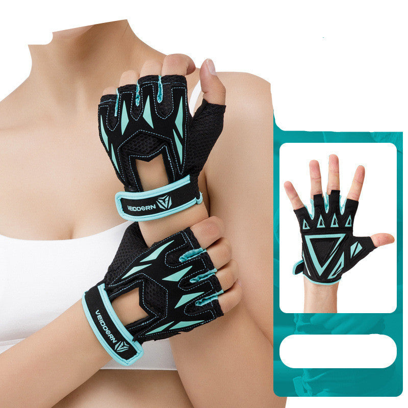 Fitness Gloves Female Non-Slip Half-Finger Wrist Guard