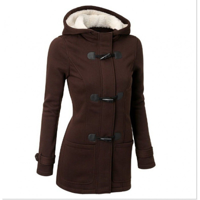 Horn buckle coat female