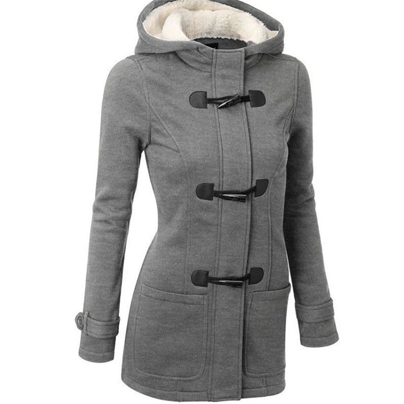 Horn buckle coat female