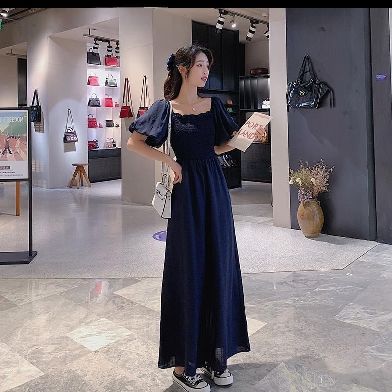 Puff Sleeve Jumpsuit Female Summer