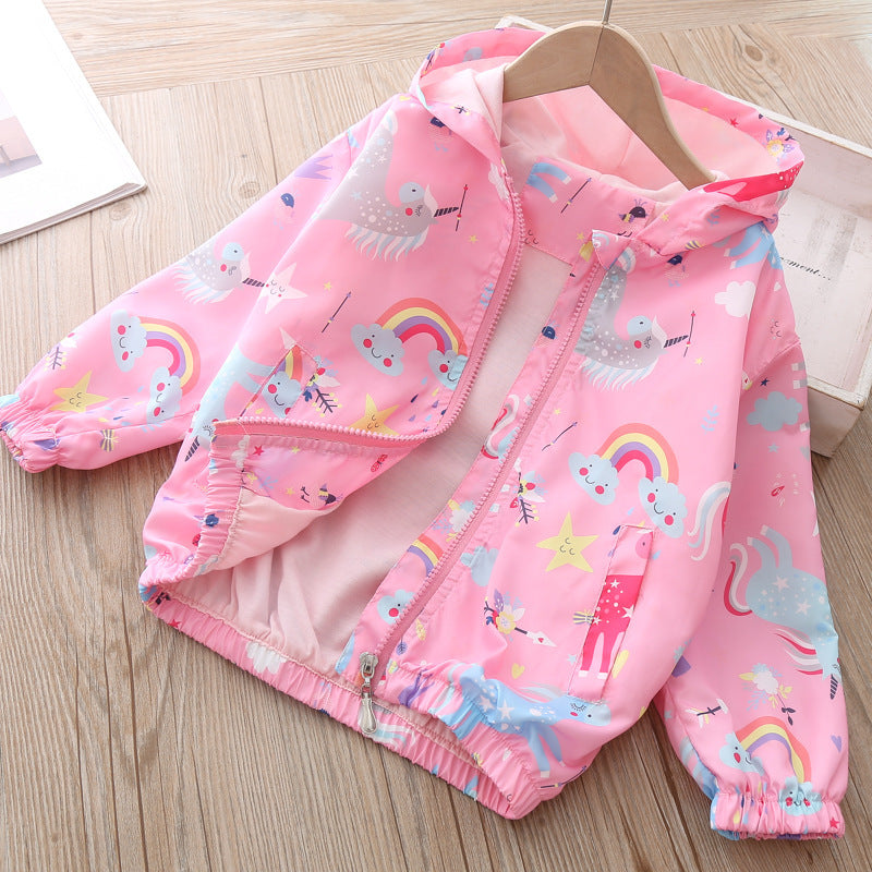 Spring And Summer New Graffiti Jackets For Children And Baby Jackets