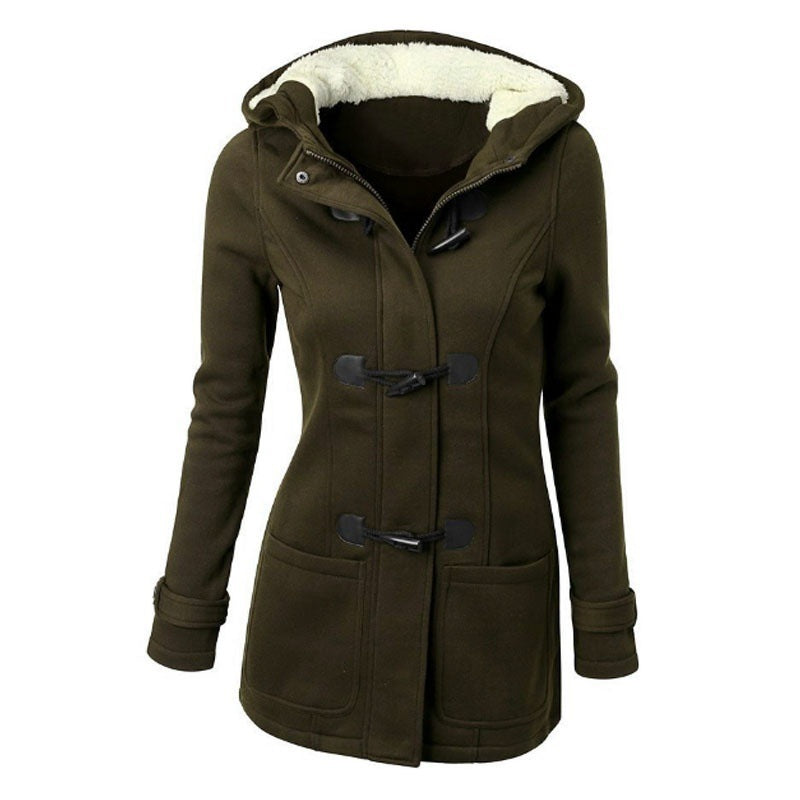 Horn buckle coat female