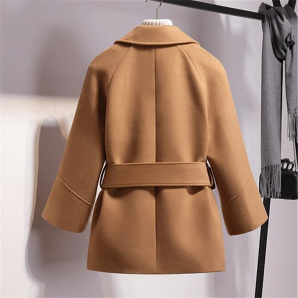 Woolen Coat Female Autumn Winter Woolen Coat Student Short