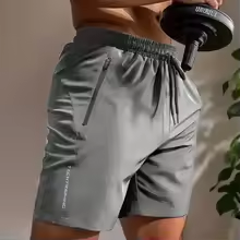 UETEEY Summer Shorts Men Gym Sport Running Squat Fitness Workout Man Short Pants Breathable Quick-drying Drawstring Mens Shorts