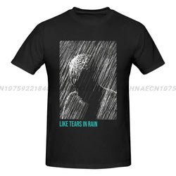 T-shirt Blades Runner 2049 Like Tears In Rain Print Men Tee Shirts Top Y2k Harajuku Tops Street Fashion